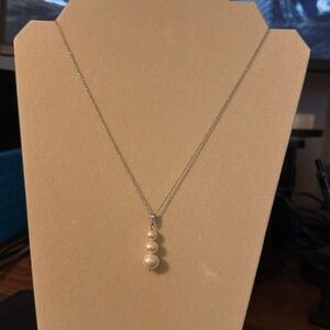 Faux Pearl Necklace